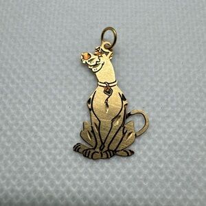 14k Gold Scooby Doo Charm Pendant Hanna Barbera Dog Ghost Vintage Where Are You